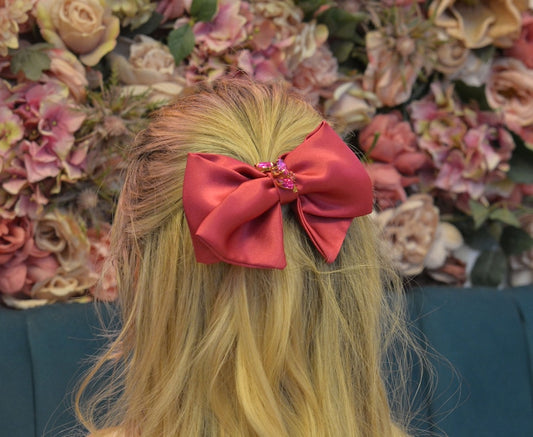 Juliette Satin Hair Bow