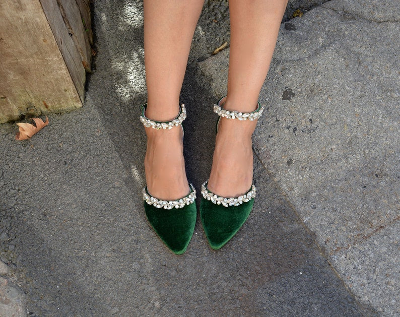 Empress Velvet ballet flats