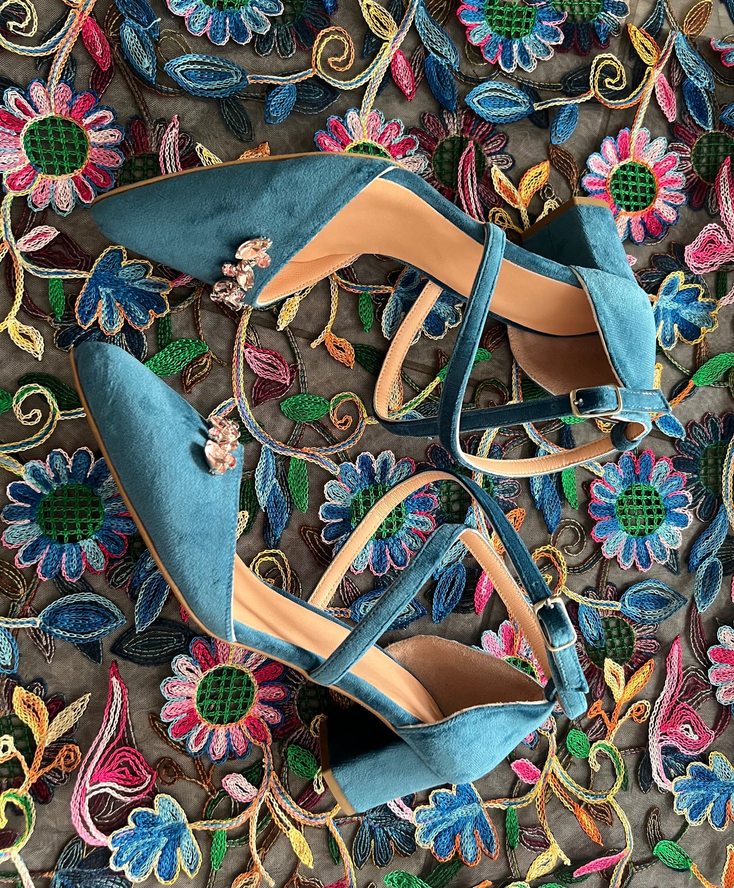 IRIS Teal pumps