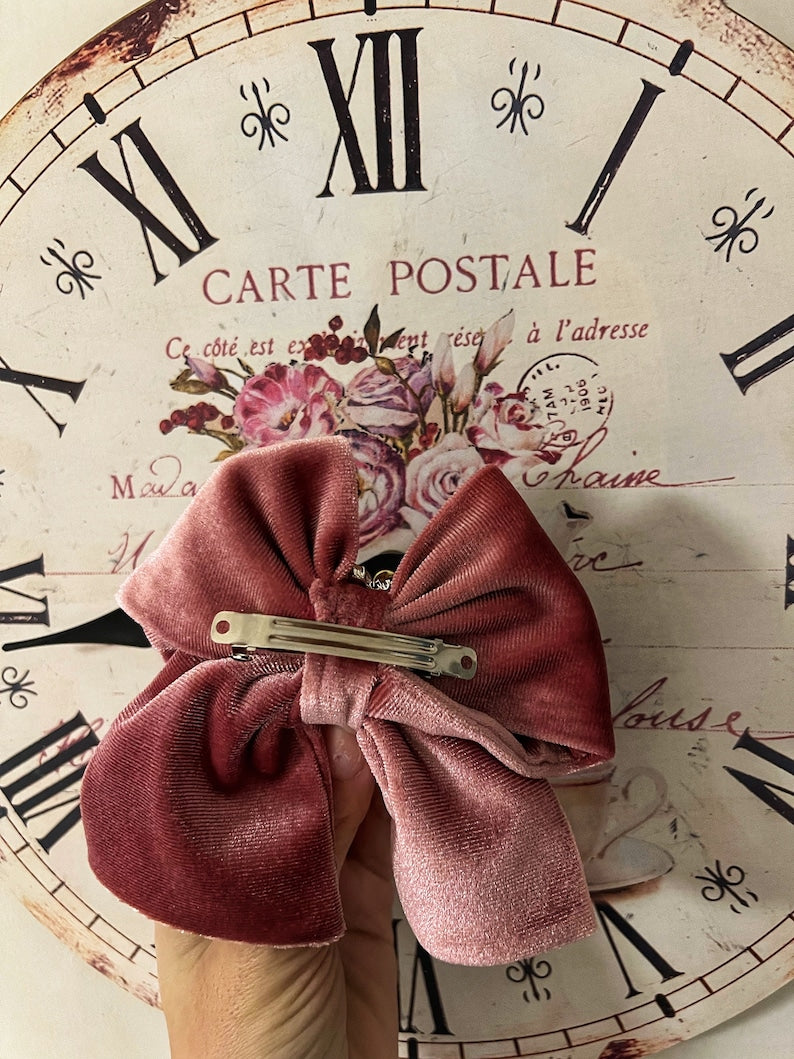 Elise Velvet Hair Bow