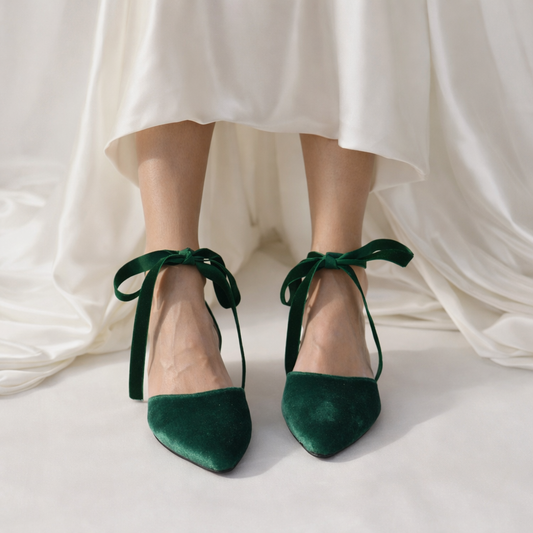 EVA Velvet ballet flats