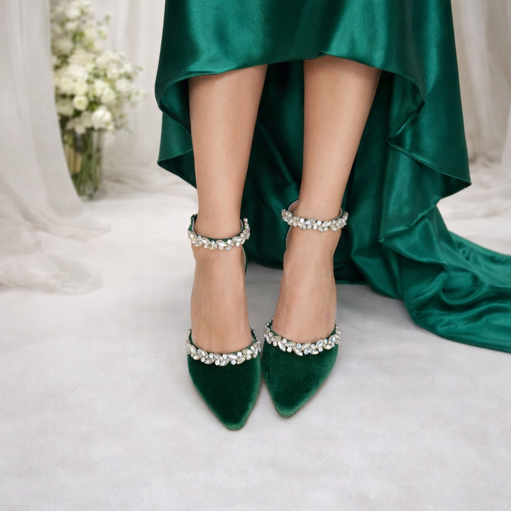 Empress Velvet ballet flats