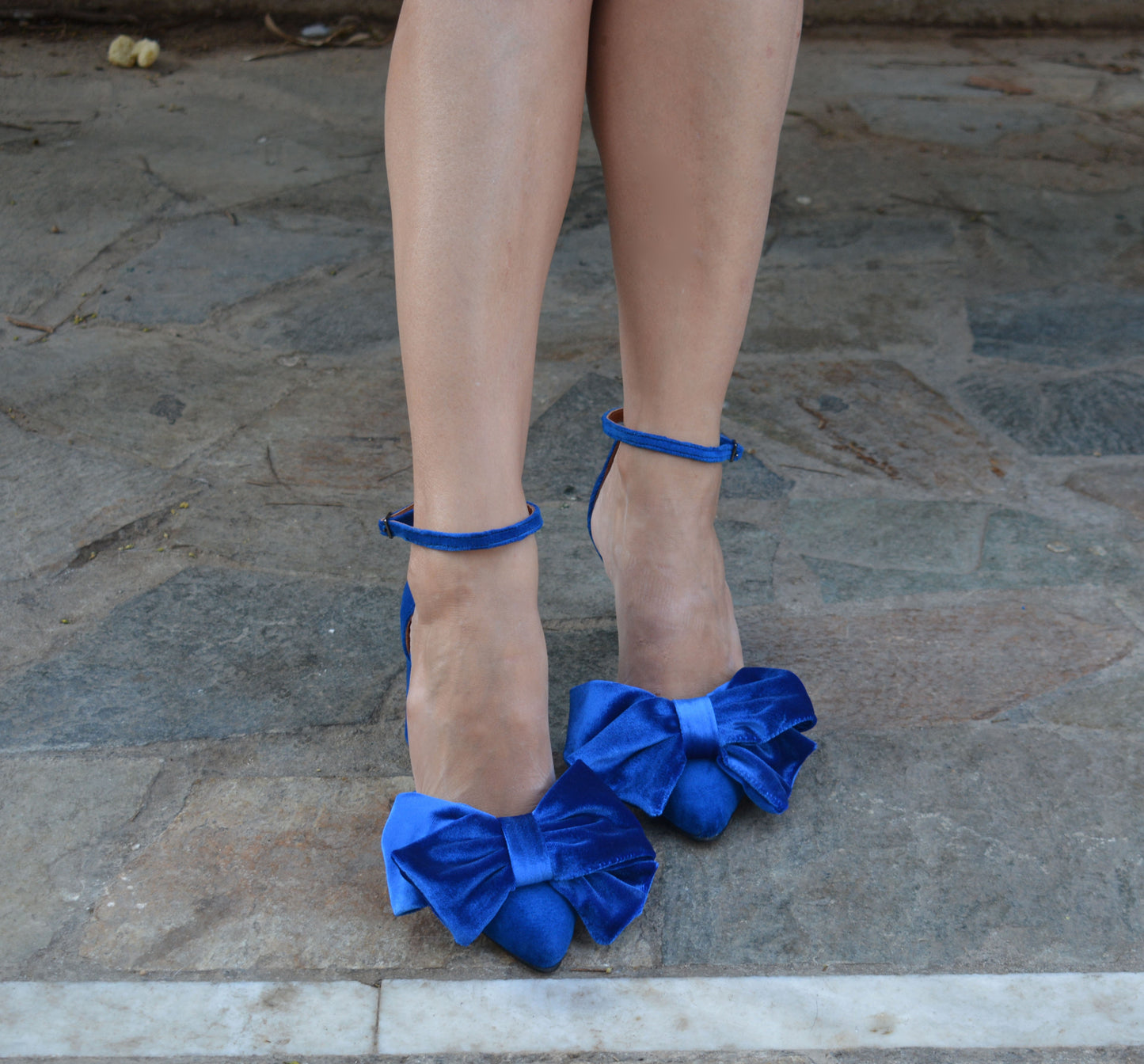 Maddie Bow Royal Blue