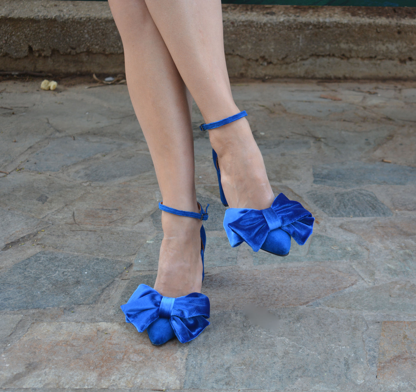 Maddie Bow Royal Blue