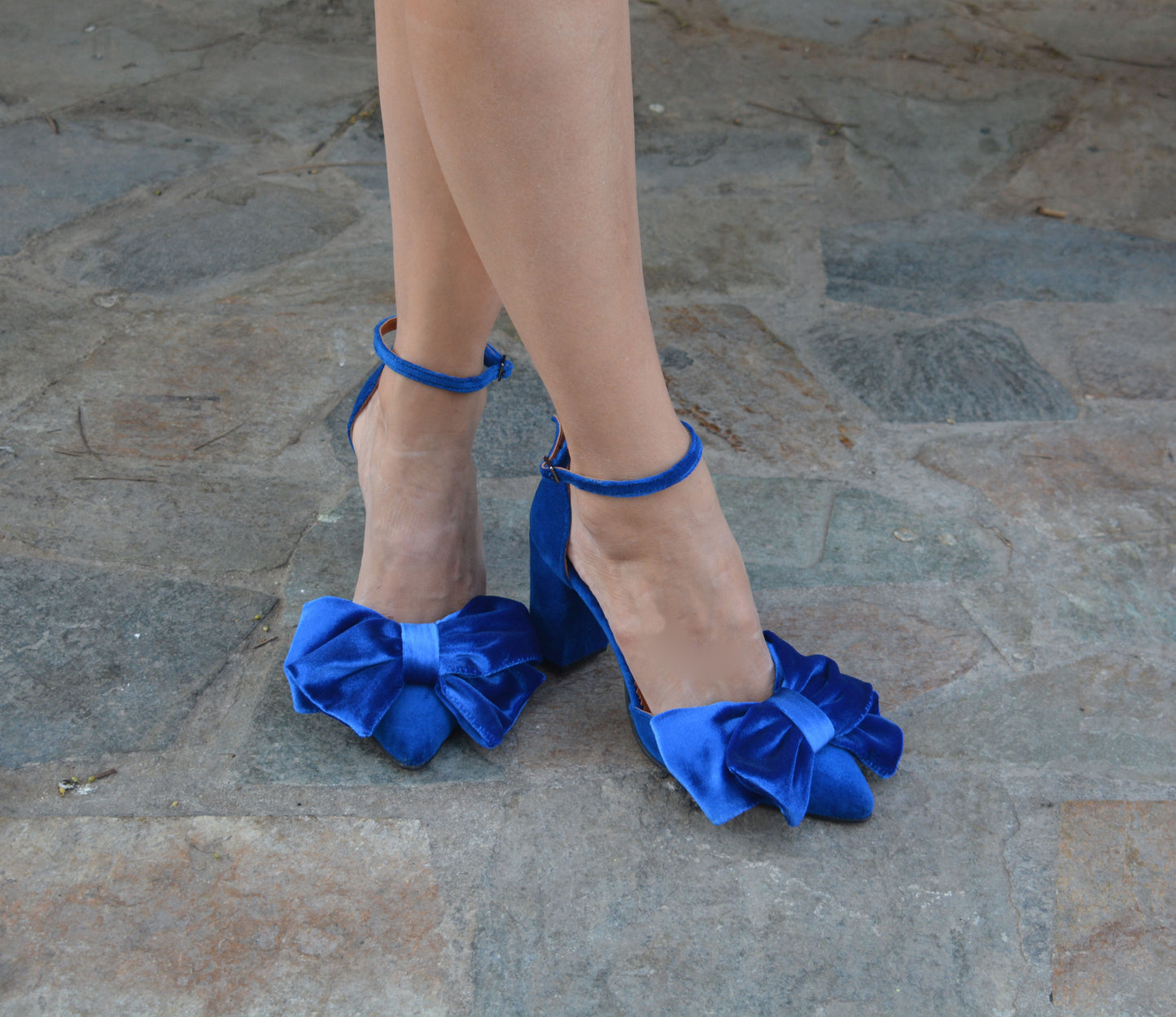 Maddie Bow Royal Blue