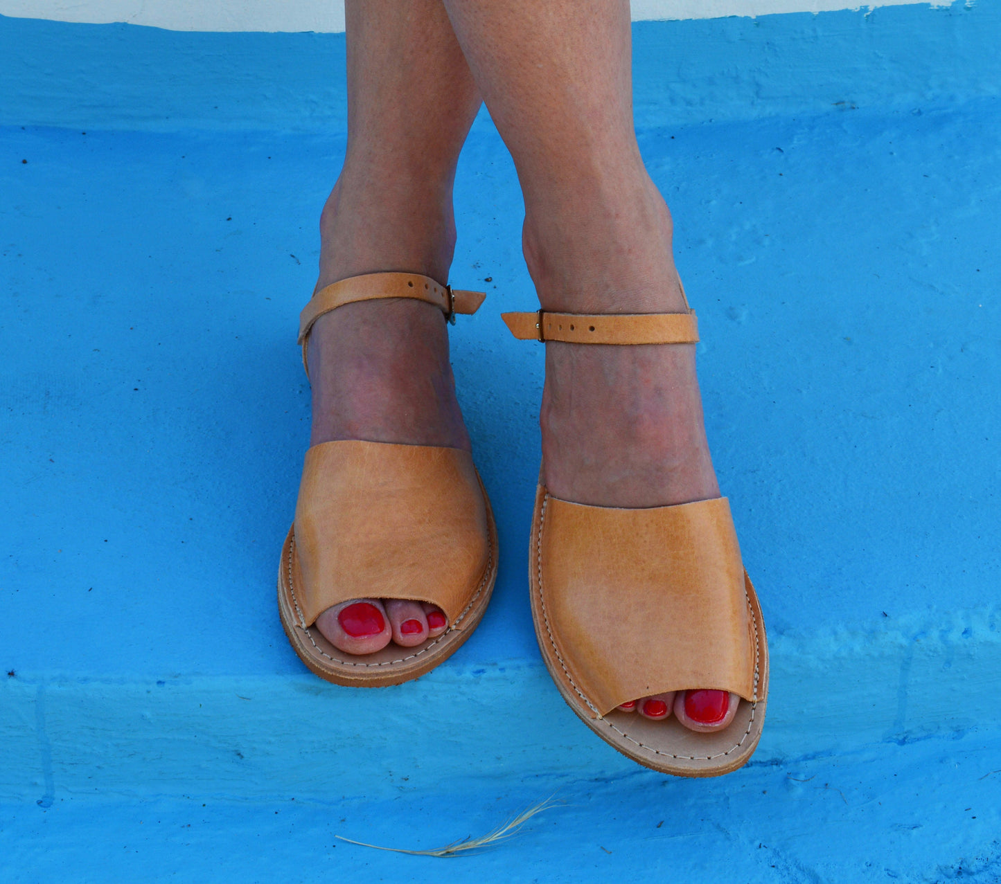 Genuine leather sandals, Leather sandals, Strappy sandals, Ankle strap sandals, Ancient Greek sandals, Greek flats ''Artemis''