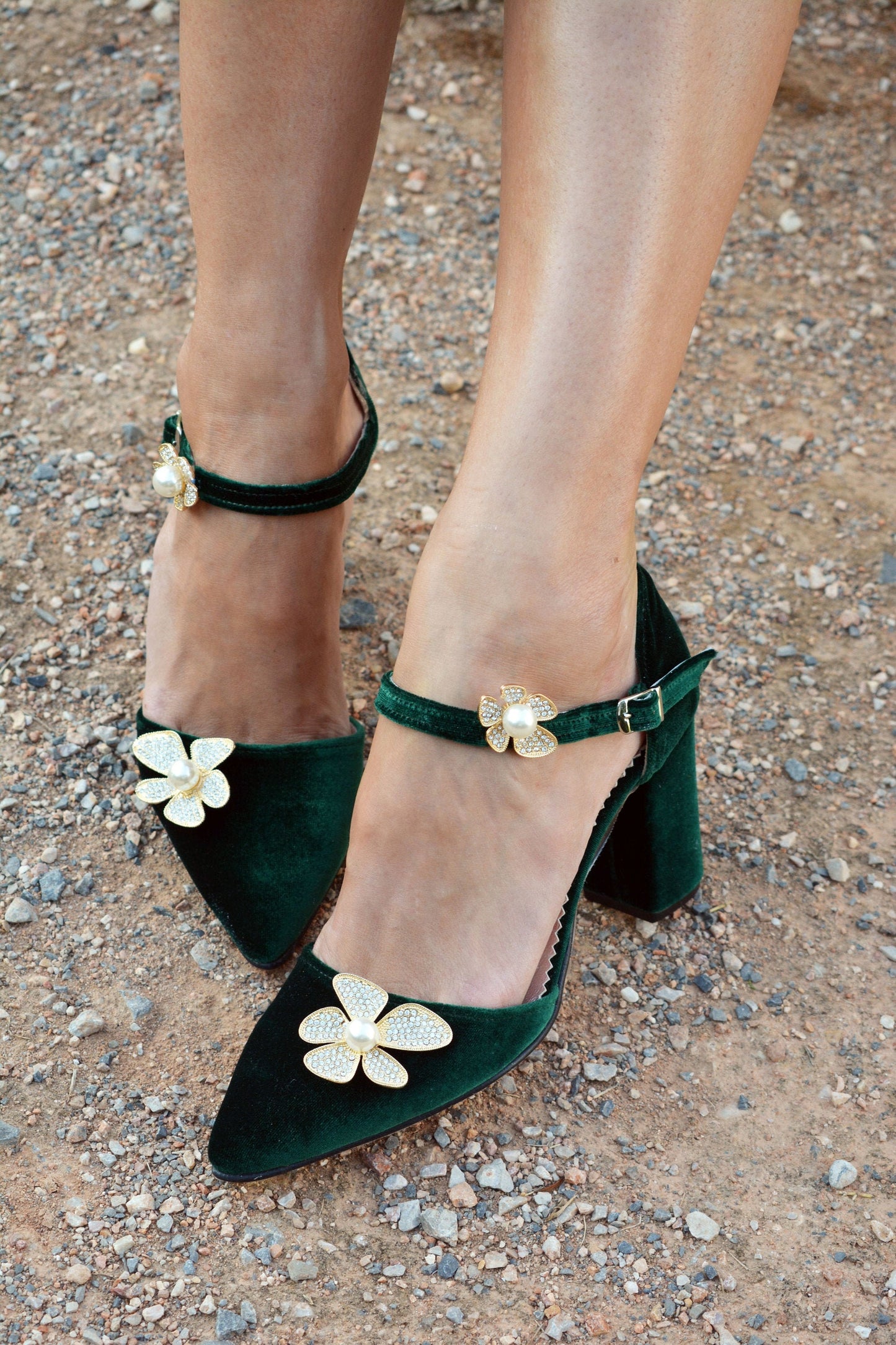 Buy Forest Green Heels Online In India - Etsy India