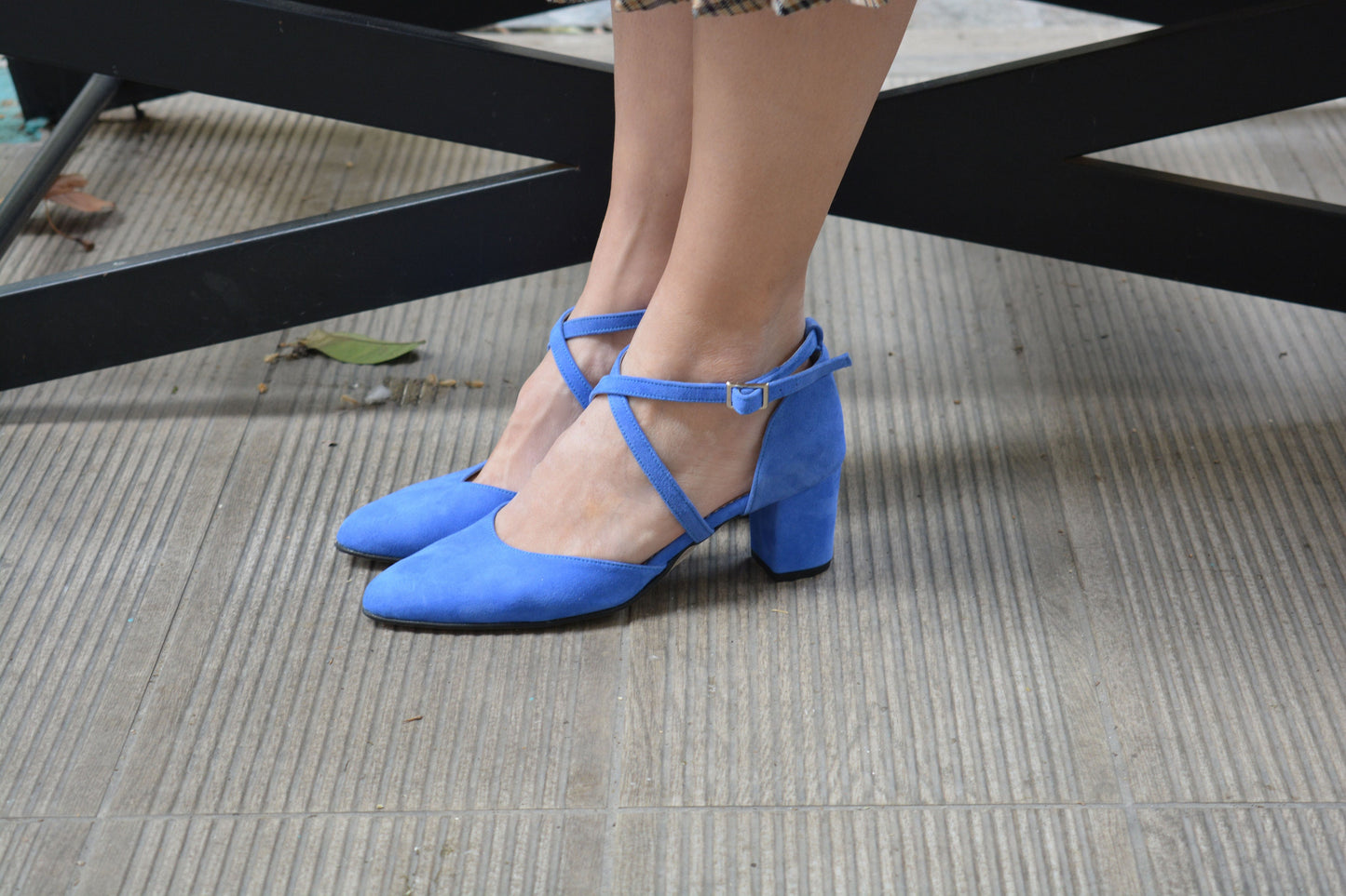 Blue Royal Suede Block Heels, Blue Wedding shoes, Blue Leather shoes, Blue Bridal shoes, Suede Pumps, Suede shoes, Blue Heels, Blue Pumps